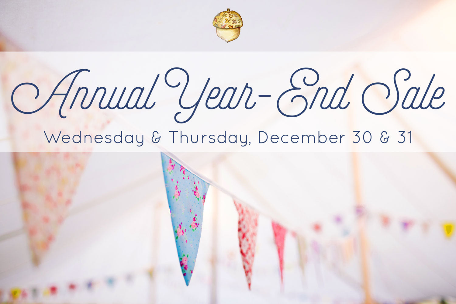 Annual year-end sale