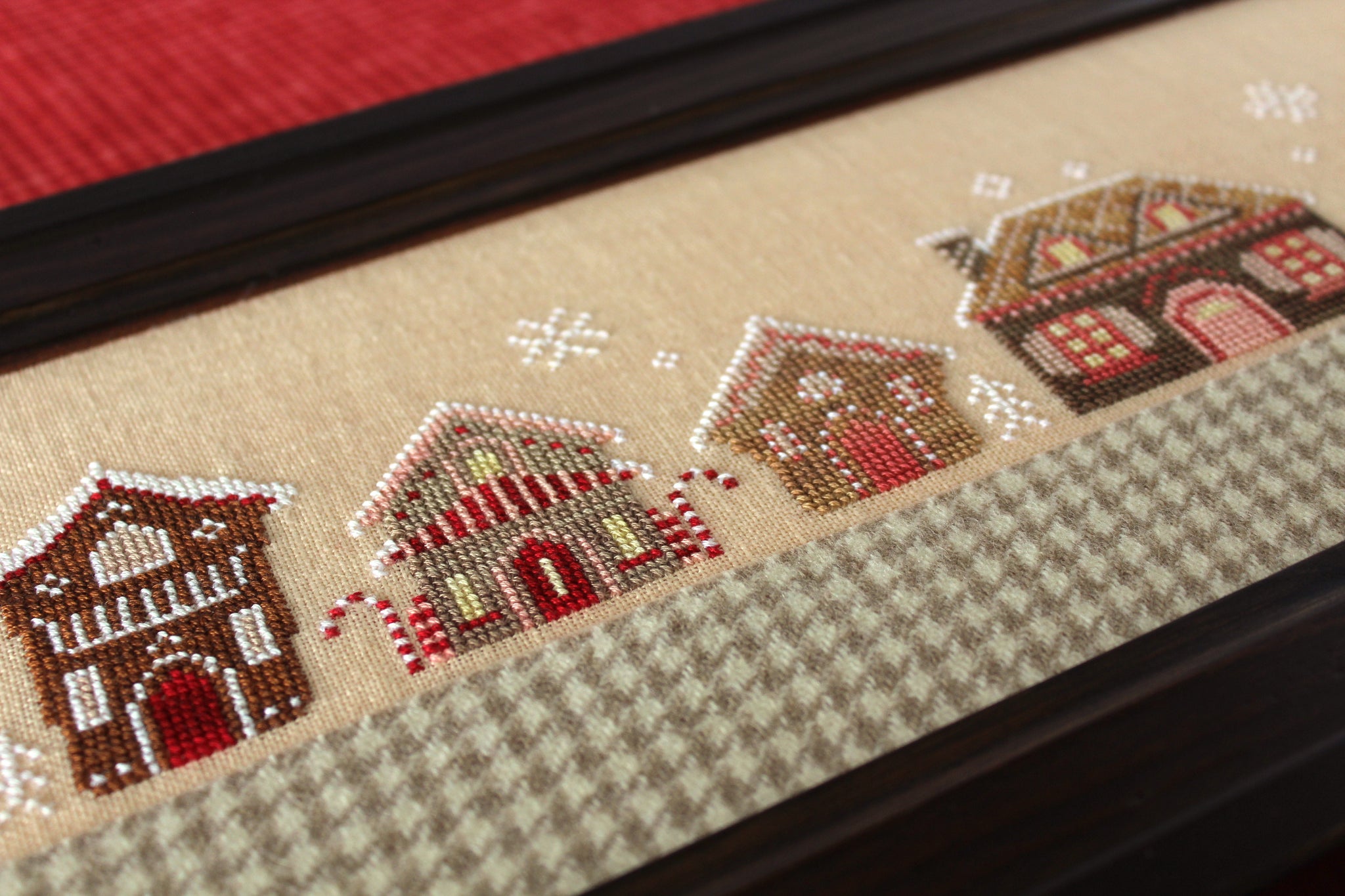 Take a stroll along Gingerbread Row