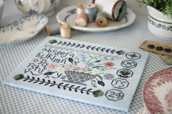 Garden Sass - Cross Stitch Pattern - October House Fiber Arts