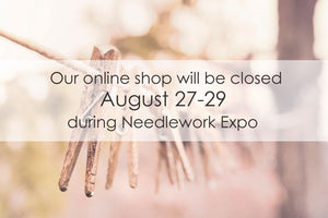 Reminder - Online shop closed during Needlework Expo