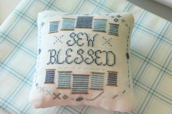 Sew Blessed in Blues - October House Fiber Arts