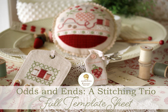 Odds and Ends: A Stitching Trio - Templates