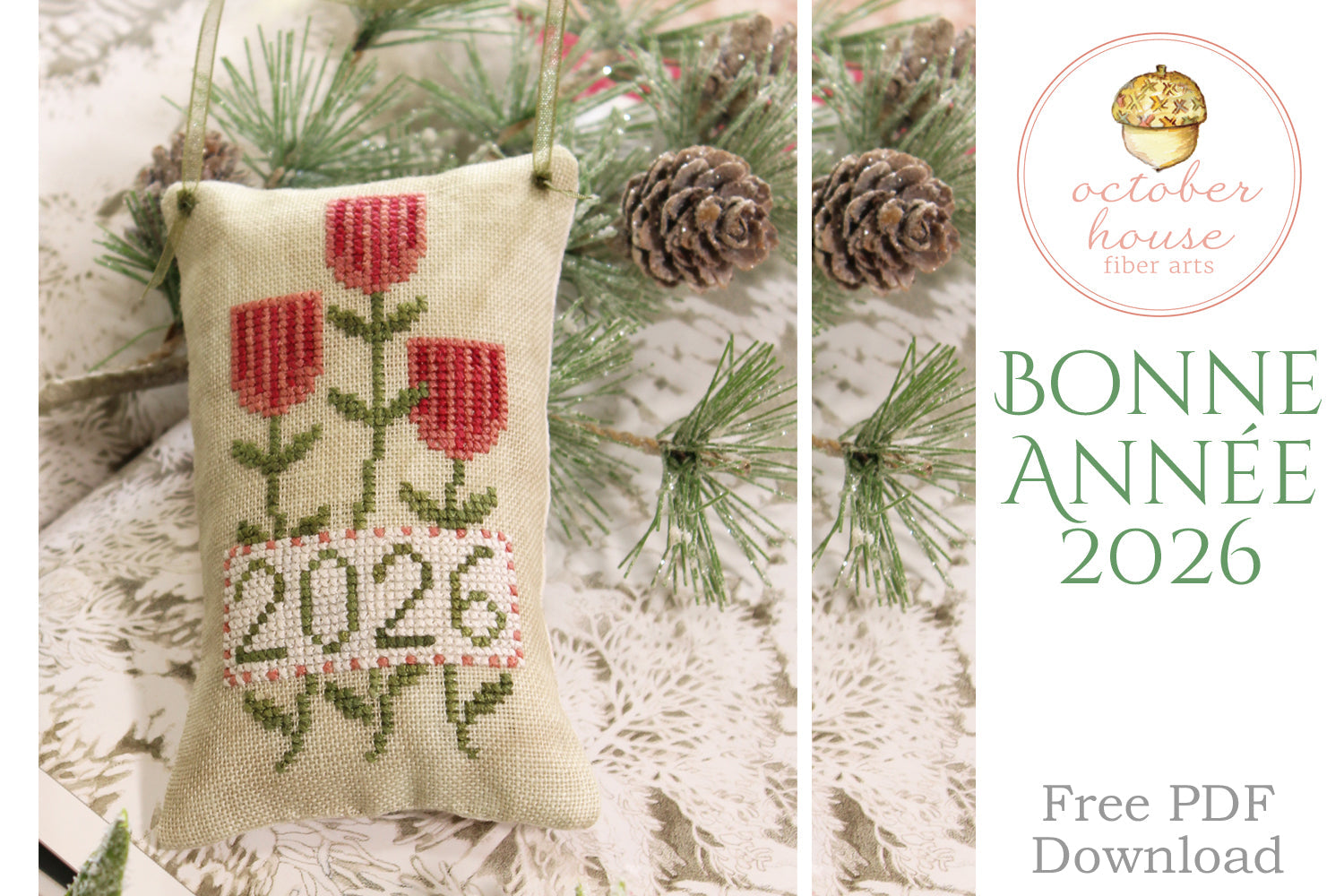 Our annual Bonne Année ornament