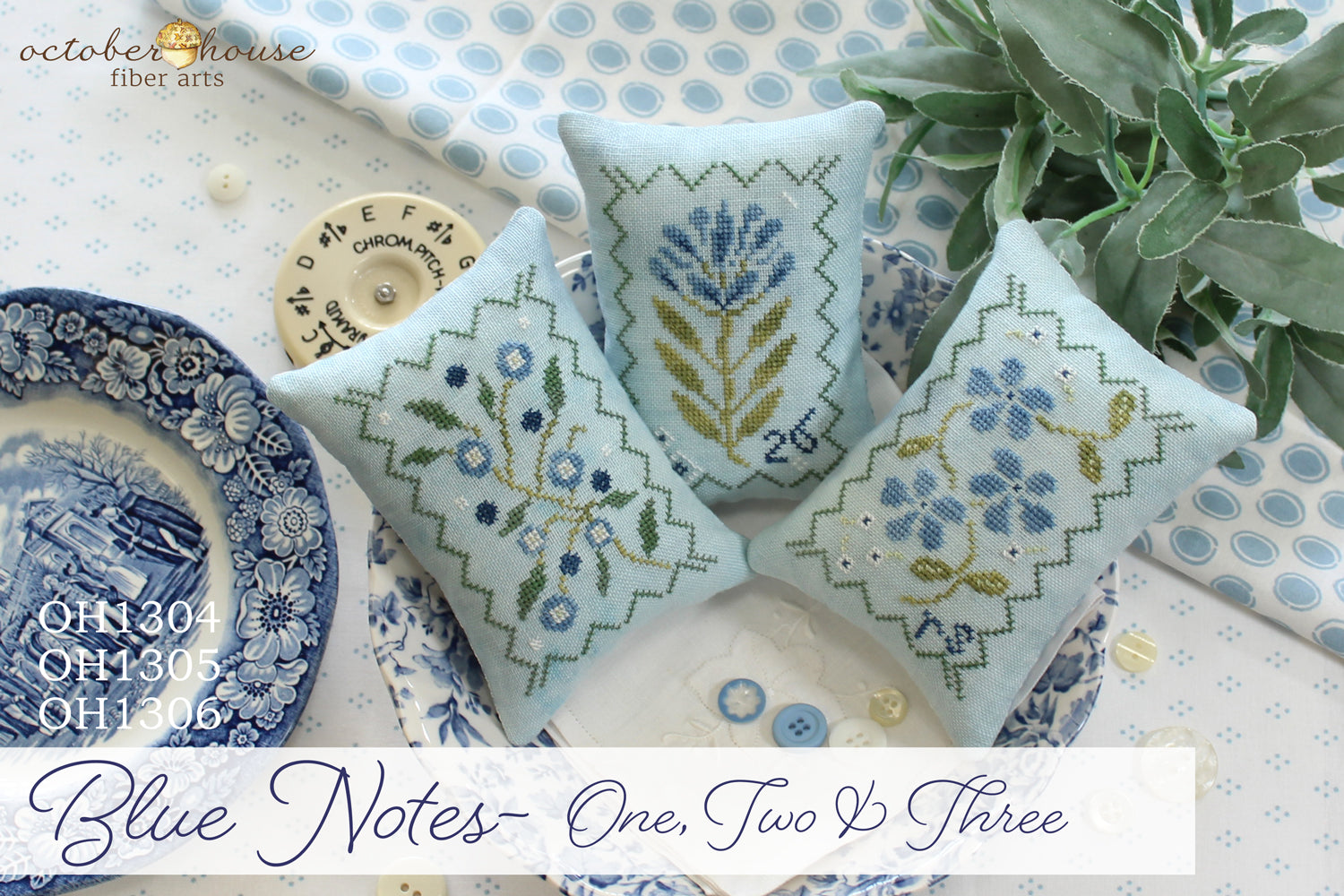 Notes Color:blue Blue Notes - Nashville Preview - October House Fiber Arts