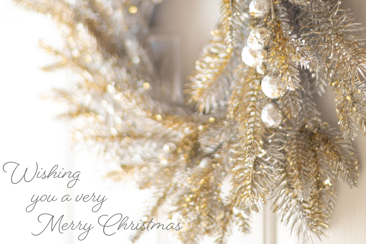Wishing you a Merry Christmas!