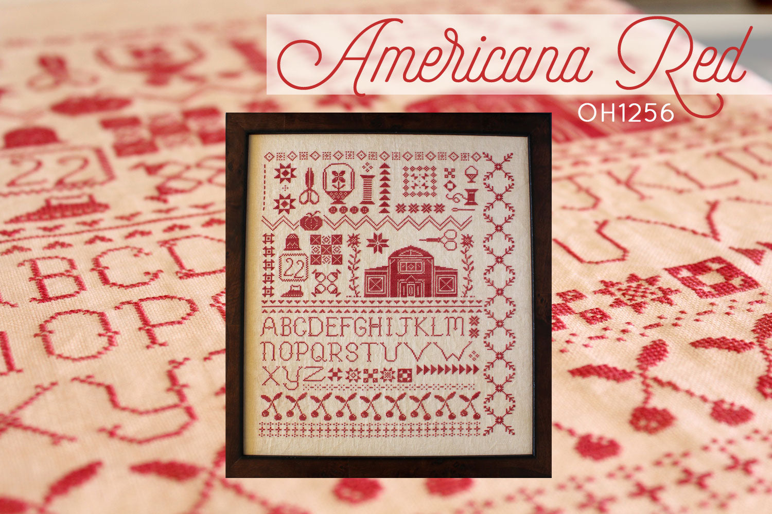 Nashville Needlework Market Preview Americana Red October House