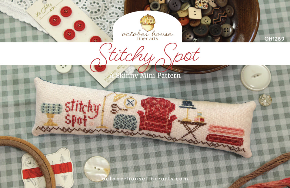 Stitchy Spot - A Skinny Mini Pattern - Cross Stitch Pattern