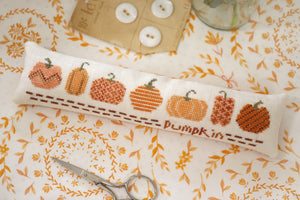 Pumpkin Row - A Skinny Mini Pattern - PDF Instant Download